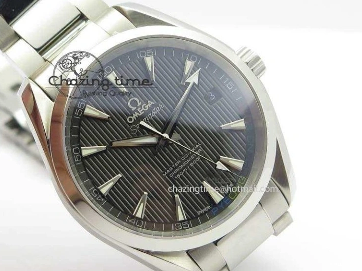0517 Versatile Aqua Terra ‘PyeongChang 2018’ JHF Best Edition Black Dial On SS Bracelet A 8204